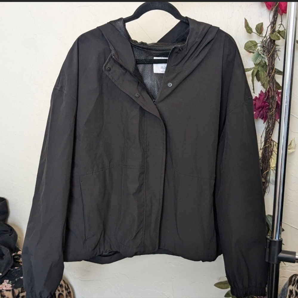 Black Women's Hooded Jacket